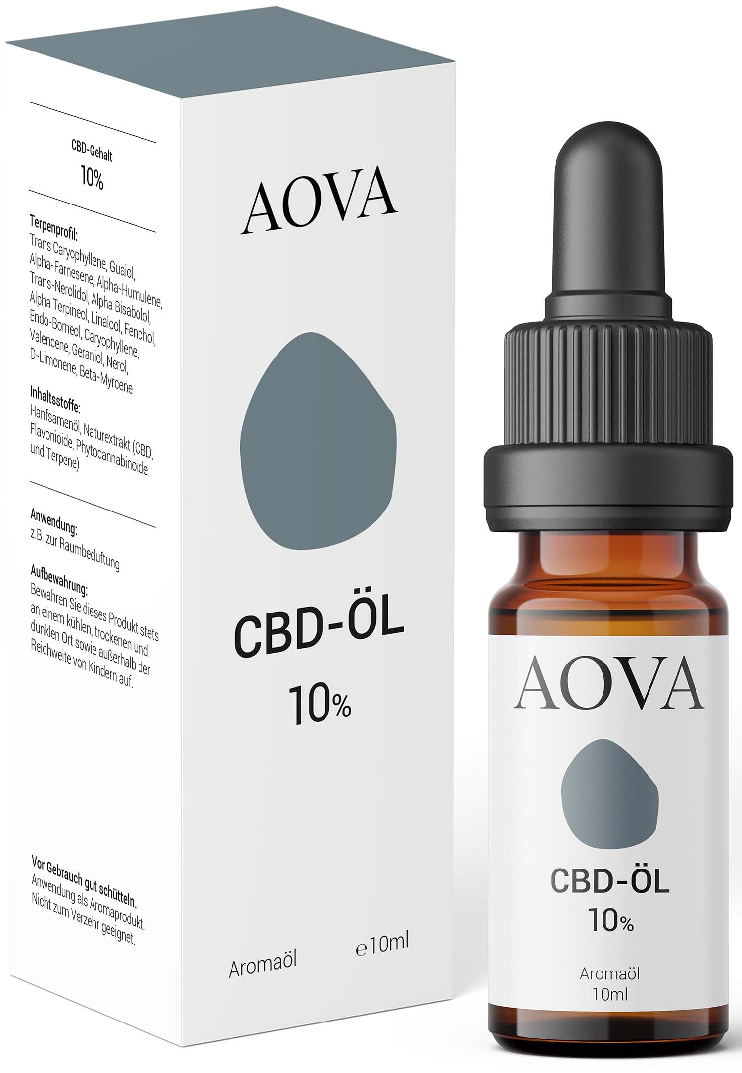 CBD yağı %10, biyolojik olarak yetiştirilmiş ve vegan, CBD